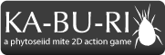 KABURI: a phytoseiid mite 2D action game.